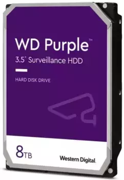 Внутренний HDD диск WD Purple 8TB, SATA3, 3.5" (WD85PURZ)