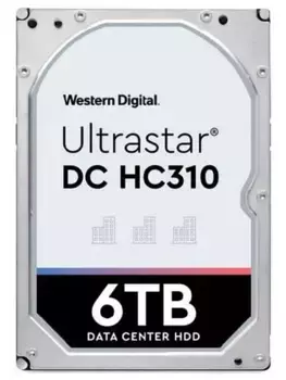 Внутренний HDD диск WD Ultrastar DC HC310 6TB, SAS, 3.5" (HUS726T6TAL5204)