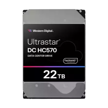 Внутренний HDD диск WD Ultrastar DC HC570 22TB, SATA, 3.5" (WUH722222ALE6L4)
