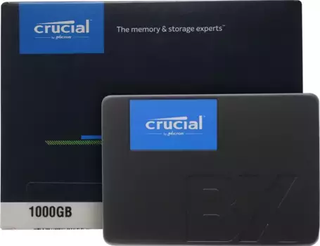 Внутренний SSD диск CRUCIAL BX500 1TB, SATA3, 2.5" (CT1000BX500SSD1)