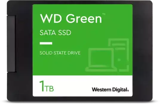 Внутренний SSD диск WD Green 1TB, SATA3, 2.5" (WDS100T3G0A)