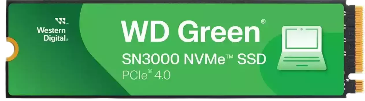 Внутренний SSD диск WD Green SN3000 1000GB, M.2 (WDS100T4G0E)