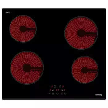 Встраиваемая электрическая панель KORTING HK 60044 B, черная