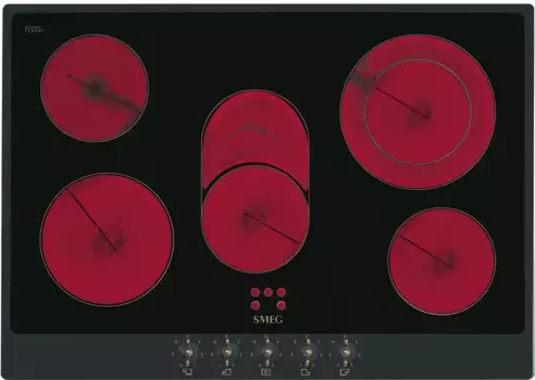 Встраиваемая электрическая панель SMEG P875AO Coloniale