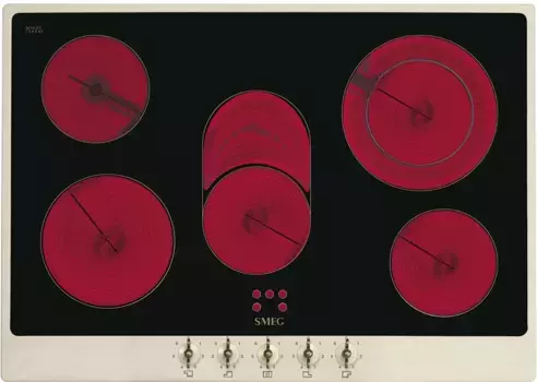 Встраиваемая электрическая панель SMEG P875PO Coloniale