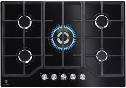 Встраиваемая газовая панель ELECTROLUX KGG75362K, черная