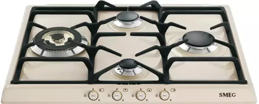 Встраиваемая газовая панель SMEG SR764PO