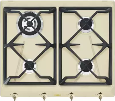 Встраиваемая газовая панель SMEG SRV864POGH