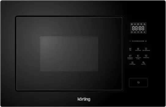 Встраиваемая микроволновая печь KORTING KMI 827 GN, чёрное стекло