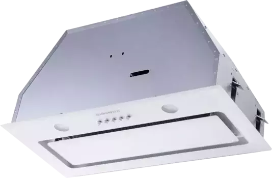 Встраиваемая вытяжка MAUNFELD TRAPEZE 601GG white