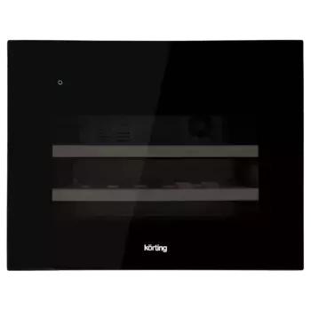 Встраиваемый винный шкаф KORTING KFW 501 SL GN, черное стекло