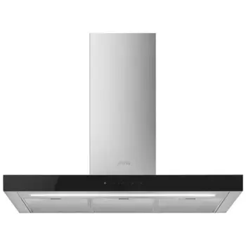 Вытяжка настенная SMEG KBT9L4VN, нержавеющая сталь/черный