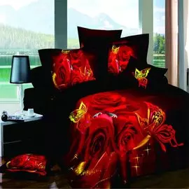 Комплект постельного белья 3D мако-сатин D086