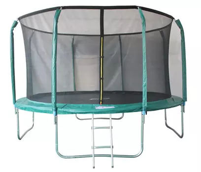 Батут 12FT 3,66м Sport Elite с защитной сеткой (внутрь) с лестницей GB102011-12FT