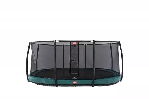 Батут BERG InGround Grand Champion Green + Safety Net Deluxe