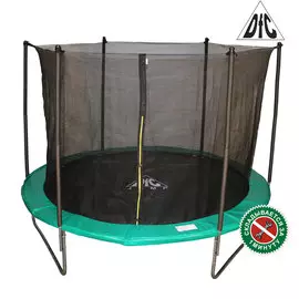 Батут DFC JUMP 8 ft складной, c сеткой green