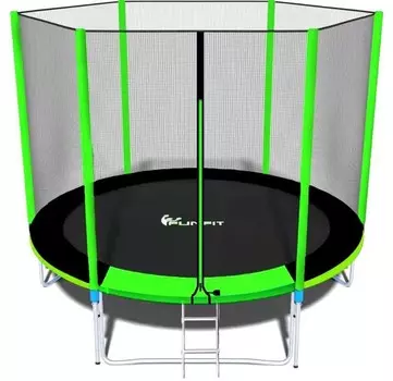 Батут FunFit 10 FT 312 см PRO зеленый
