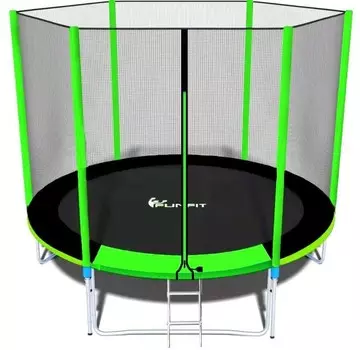 Батут FunFit 8 FT 252 см PRO зеленый