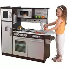 Деревянная кухня для мальчиков и девочек KidKraft "Эспрессо" (Uptown Espresso Kitchen)
