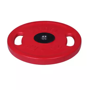 Диск олимпийский с ручками Barbell d 51 мм красный 25 кг