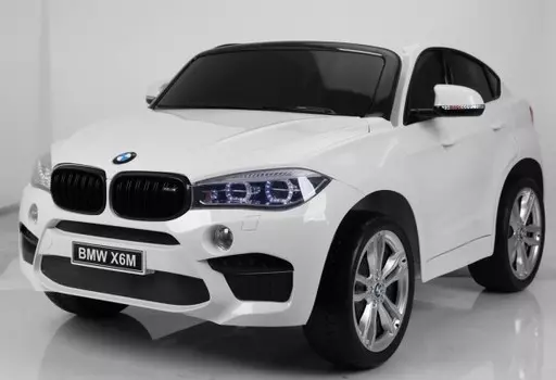 Электромобиль BARTY BMW X6M двухместный белый