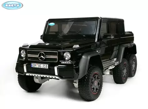 Электромобиль BARTY Mercedes-Benz G63-AMG 4WD (DMD318) шестиколесный черный глянец