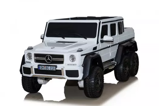 Электромобиль BARTY Mercedes-Benz G63-AMG 4WD полный привод шестиколесный белый