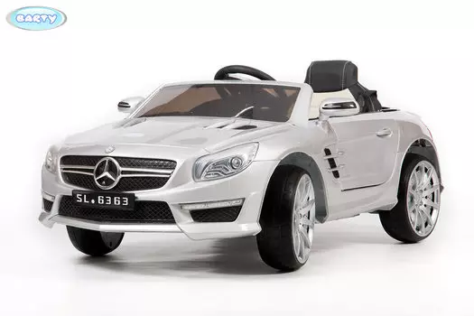 Электромобиль Barty Mercedes-Benz SL63 AMG серебро