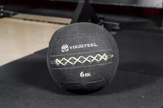 Мяч тренировочный Yousteel KEVLAR WALLBALL 6 кг