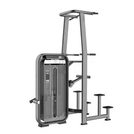Турник, брусья с противовесом DHZ Dip/Chin Assist Стек 110 кг E-7009