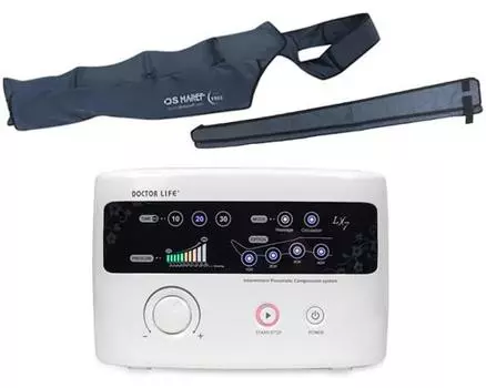 Аппарат для прессотерапии (лимфодренажа) DOCTOR LIFE LX7 + манжета для руки + расширитель