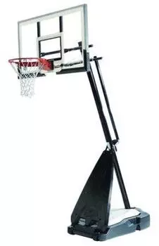 Баскетбольная стойка мобильная Spalding 54 Glass Hybrid Portable