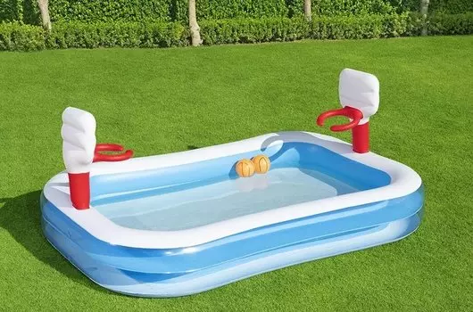 Бассейн надувной "Баскетбол", 54122