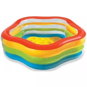 Бассейн надувной "Summer colors pool", 185х180х53см, 56495NP