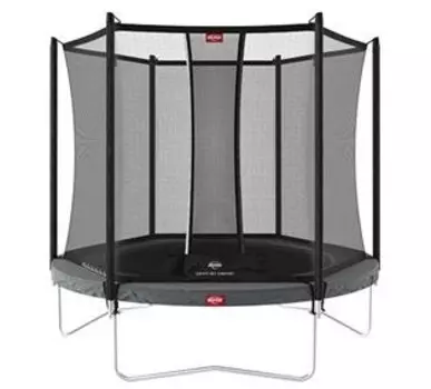 Батут BERG Favorit Regular 330 Grey + защитная сетка Safety Net Comfort