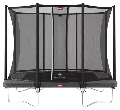 Батут BERG Ultim Favorit Regular 280 Grey + защитная сетка Safety Net Comfort
