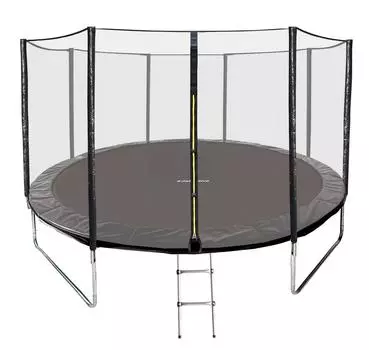 Батут GetActive Jump 12FT Outside черный с чехлом