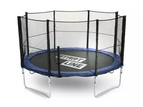Батут START LINE Fitness 12 ft (366 см) с внешней сеткой