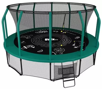 Батут UNIX line SUPREME GAME 16 ft (green)