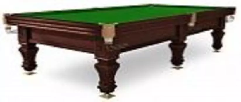 Бильярдный стол для русского бильярда Weekend «Hardy» 9 ф (черный орех, 6 ног, плита 38 мм)