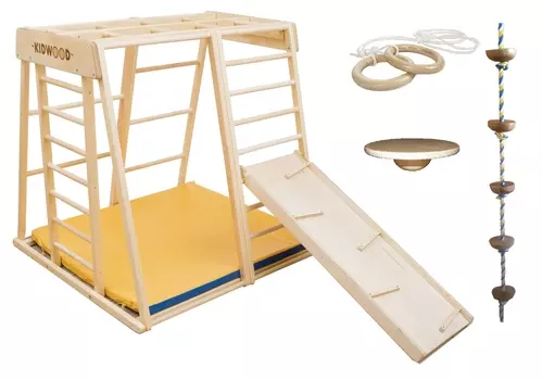 Деревянный игровой комплекс KIDWOOD Ракета комплектация игра