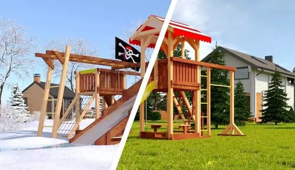 Детская площадка Савушка 4 сезона - 8