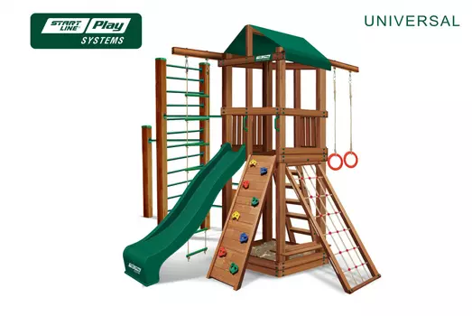 Детский городок UNIVERSAL премиум Кедр (green)