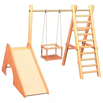 Детский спортивный комплекс KMS Карусель 5Д.01.01 светлый