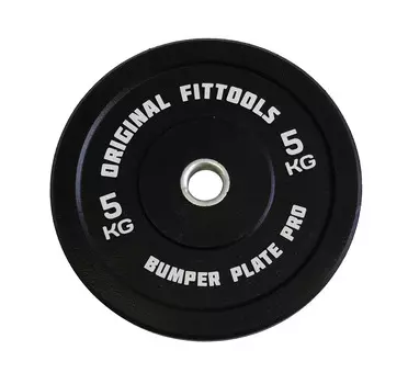 Диск бамперный OriginalFitTools 5 кг (черный)