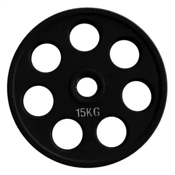 Диск олимпийский обрезиненный черный Body Solid RCP18-15