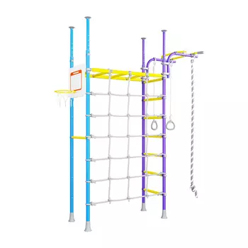 Домашний спортивный комплекс "Romana R4" сиренево/голубой