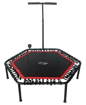 Фитнес -батут SportElite 135см FB-1361 с ручкой и компьютером