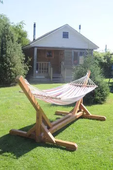 Гамак "Выше всех" на деревянном каркасе