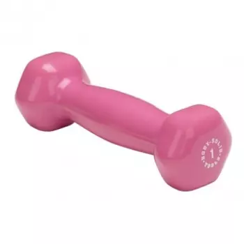 Гантель Body Solid в виниловой оболочке 0,5 кг (1lb)